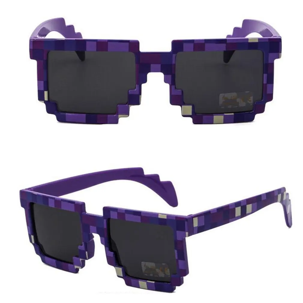 

European And American Fashion Mosaic Children Funny Sunglasses Plaid Sunglasses Cute Children Glasses