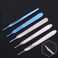 stainless steel with scale no 3 handle cosmetic and plastic equipment double eyelid scalpel handle practice length and short