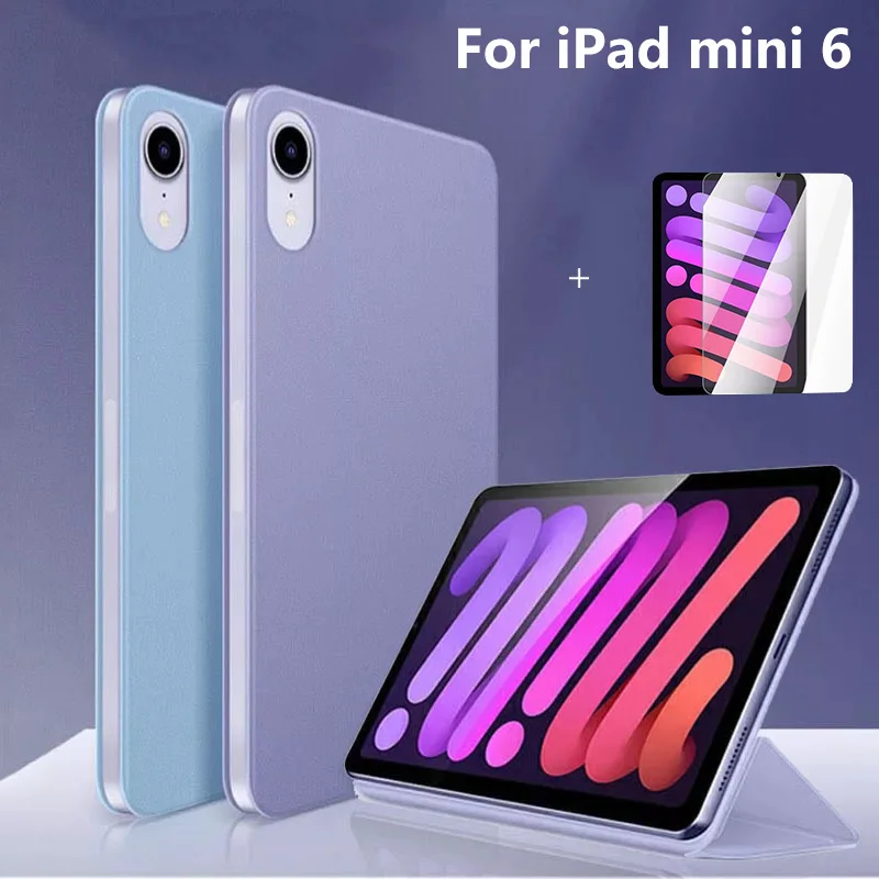 

For iPad Mini 6 Case For iPad Mini 6 Screen Protector 8.3 Inch Film 2021 New Tablet Protective Glass Ultra Clear Film