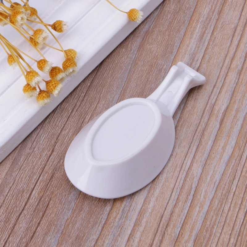 

Spoon Shape Ink Tray Containers Chinese Writing Brush Pen Holder Rest Stand