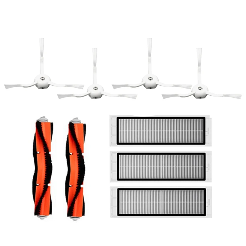 

Детали для пылесоса Xiaomi Roborock S50 S51 S55 S5, основная щетка, фильтр печени, детали для робота-пылесоса, 9 шт.