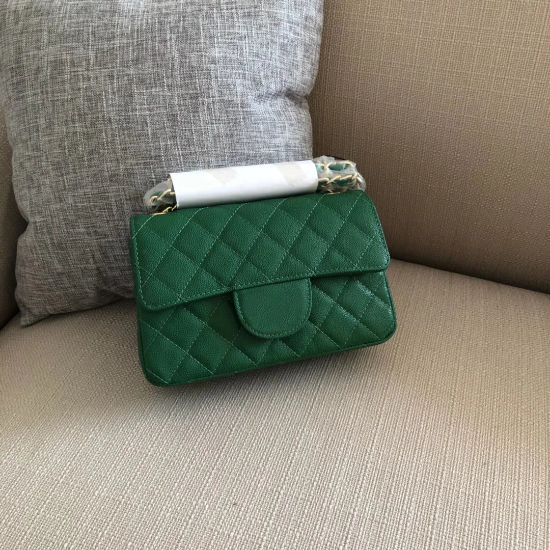 

Luxury Design Female bag Bag woman 2021 women's brand Shoulder bag Handbag Leather bag Caviar pattern Chain bag Lingge bags