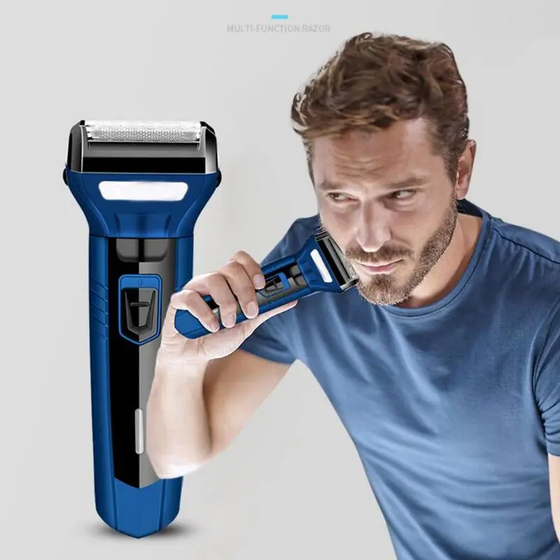 

2021 New Cordless Electric Shavers Hair Clippers, Rechargeable Nose Hair trimmer for men