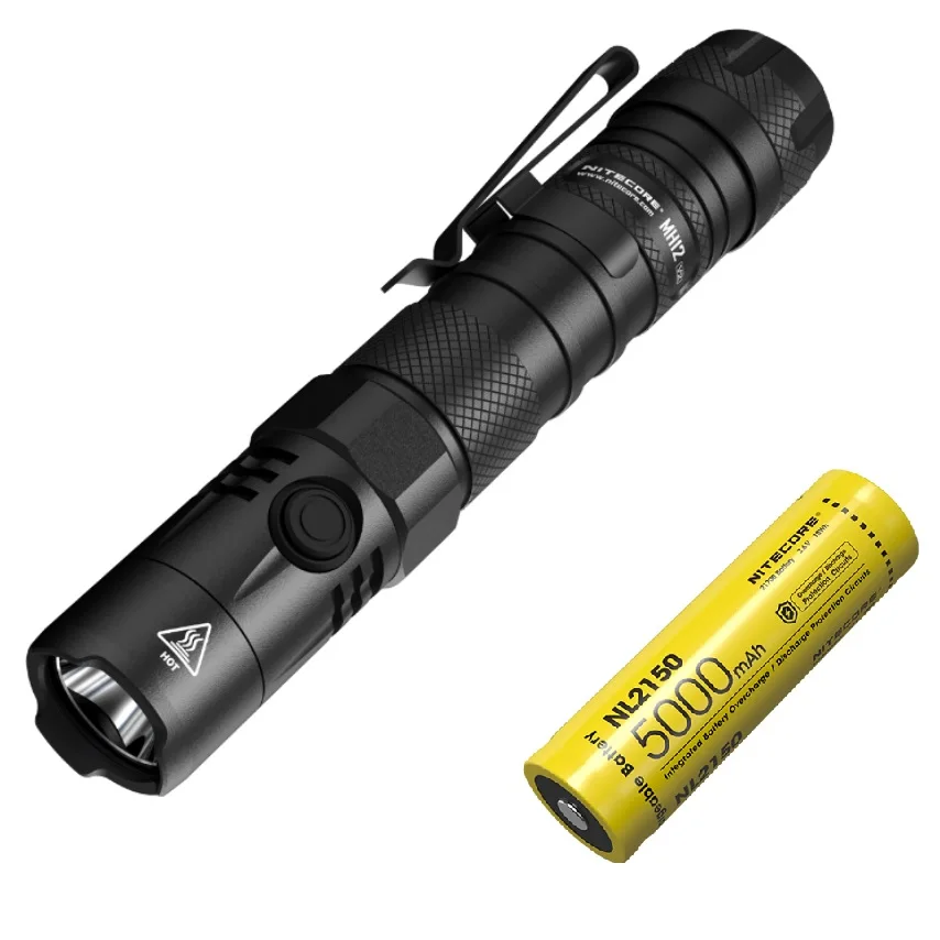 Новый NITECORE MH12 v2 светодиодный фонарик 1200LM CREE XP-L2 V6 USB-C Перезаряжаемые плавный