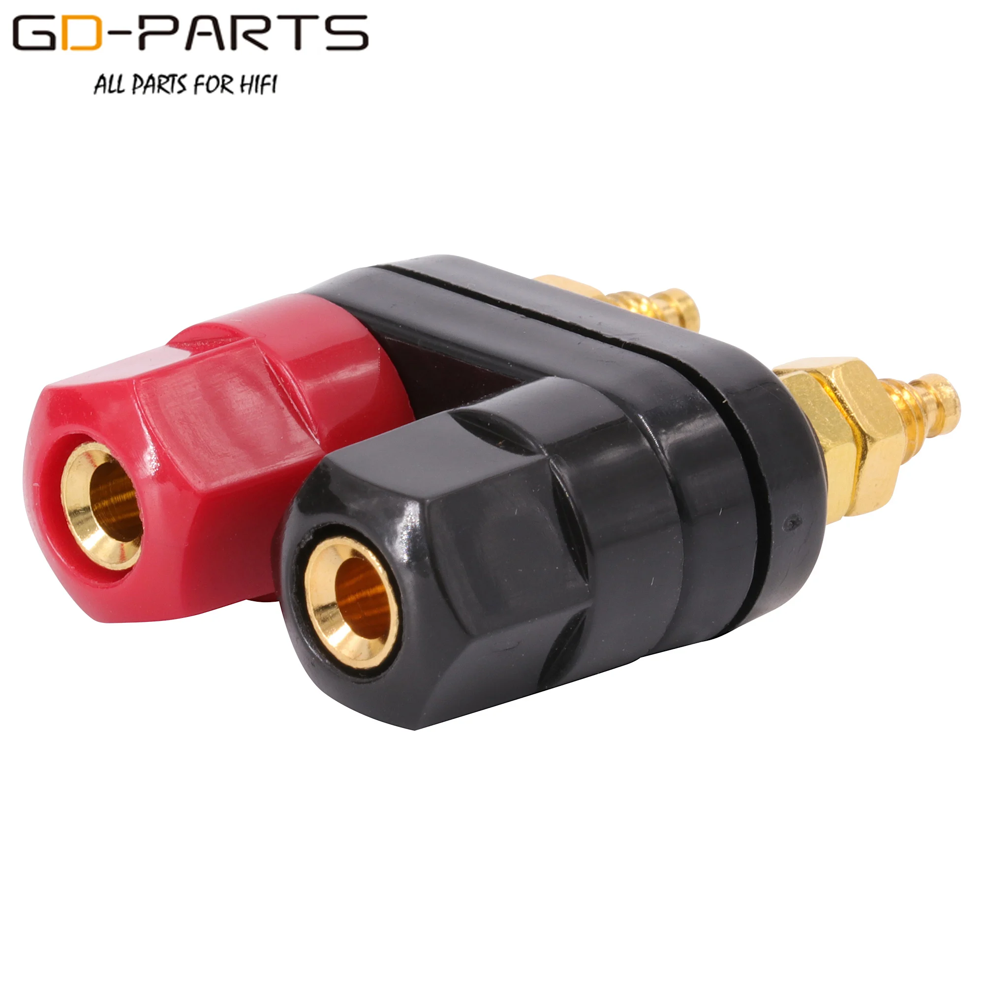 Двойной разъем для бананов из латуни Hi Fi аудио усилитель динамика клеммный с