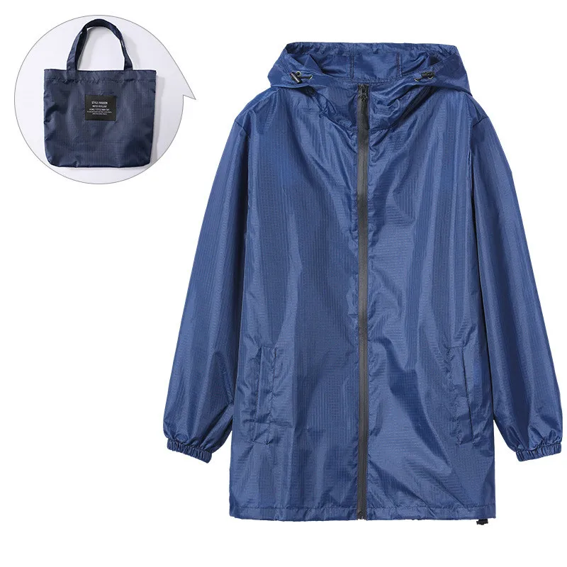 Женский плащ-дождевик Yuding короткий спортивный дождевик из полиэстера с
