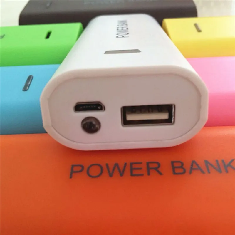 Внешний аккумулятор 5 В 5600 мАч 2x18650 USB чехол для зарядки аккумуляторов коробка