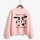 Женская толстовка с капюшоном Vegan Ullzang, модная теплая толстовка в Корейском стиле с графическим рисунком, Осень-зима 2019