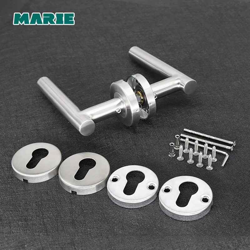 LH1004 современные дверные ручки из нержавеющей стали дверной замок с ручкой|Ручка