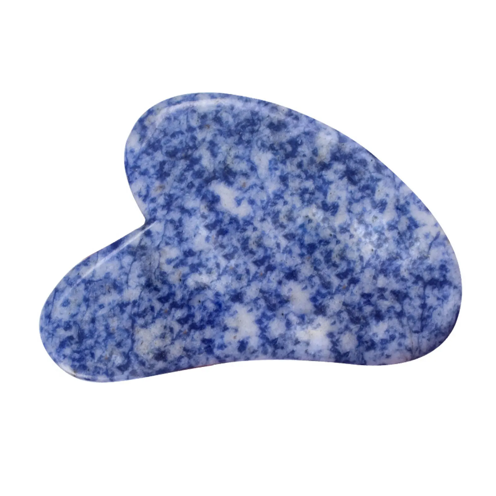 Скребок гуаша из натурального нефрита массажная доска для лифтинга кожи шеи