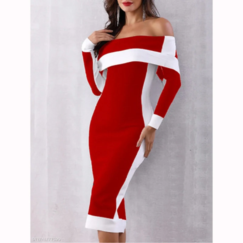 Пикантная обувь с низким вырезом на спине вечерние платье женский Черный Bodycon