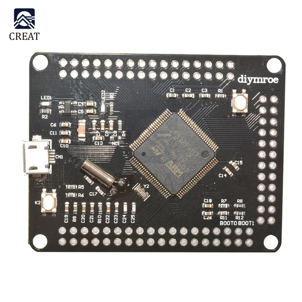 Плата разработки STM32F4 Discovery STM32F407VGT6 ARM Cortex-M4 32bit MCU Core SPI I2C IIC UART ISC | Электронные