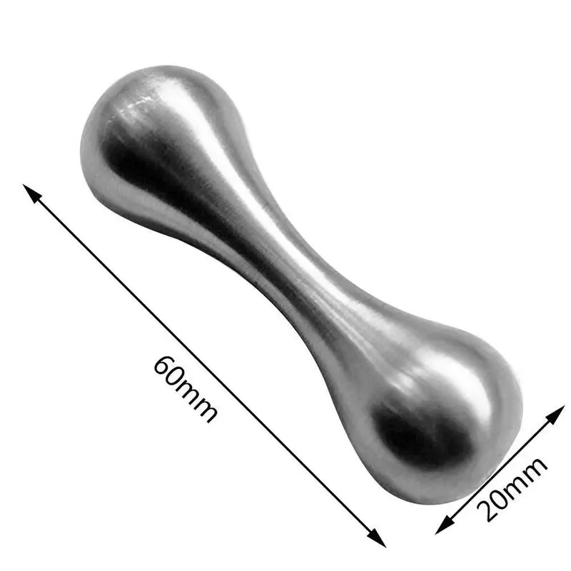 

Alloy Bone 43 Grams TiTo Alloy Bone Damascus Horse toy toy Decompression rotating Bone Polished Wangyou stone J1X9