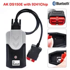 Автомобильный сканер AK DS150E 2017.R1 Bluetooth 9241 для Ds Tcs Obd2 сканер DS150 W0W автомобильный диагностический инструмент для автомобиля и грузовика
