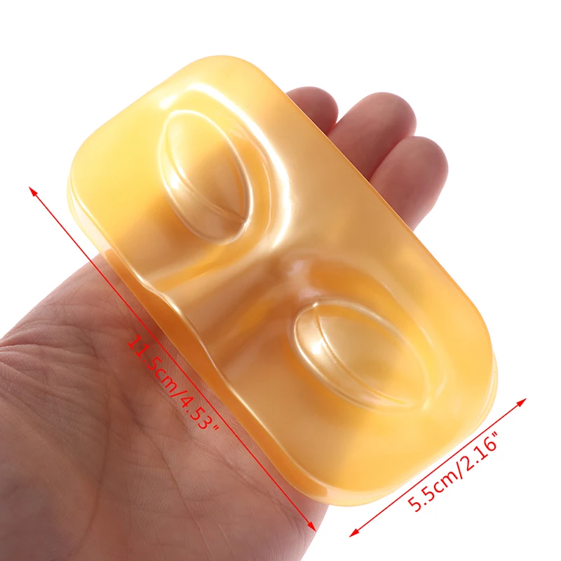 

10Pcs Face Shape Packaging Box Eyelash Trays False Eyelashes Lashes Storage Case