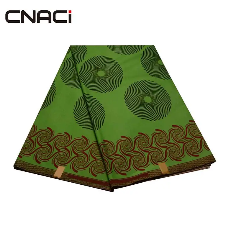 CNACI африканская текстильная восковая ткань Tissu Africain батик нигерийский воск Анкара ткань Африканский настоящий воск Принт 6 ярдов Tissus пэчворк