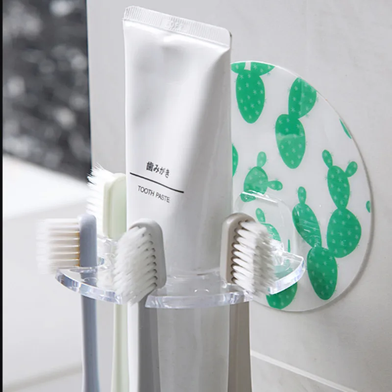 1 шт. кактус пластиковый держатель для зубных щеток зубная паста стеллаж хранения