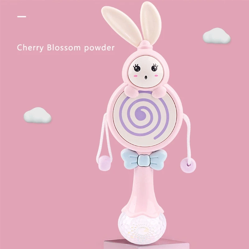 

Multifunctional Baby Rattle Toys Light Shining Music Hand Bell Teether Toy