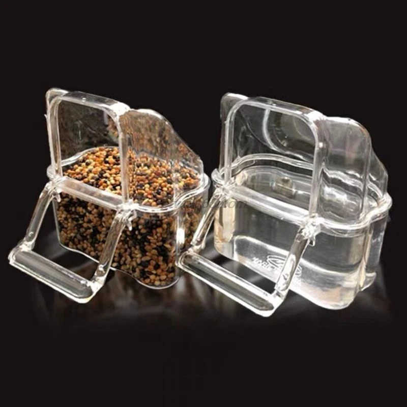 Прозрачная пластиковая чаша для пищевых продуктов в виде попугаев компании