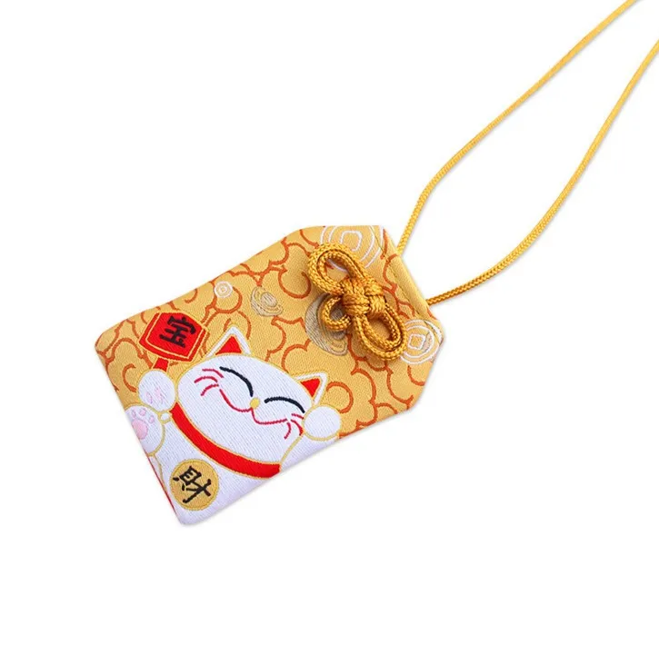 1 шт. кавайная японская традиционная Omamori Ночная Сова кошка несчастье Лаки Omamori брелок для ключей брелок вечерние сувениры