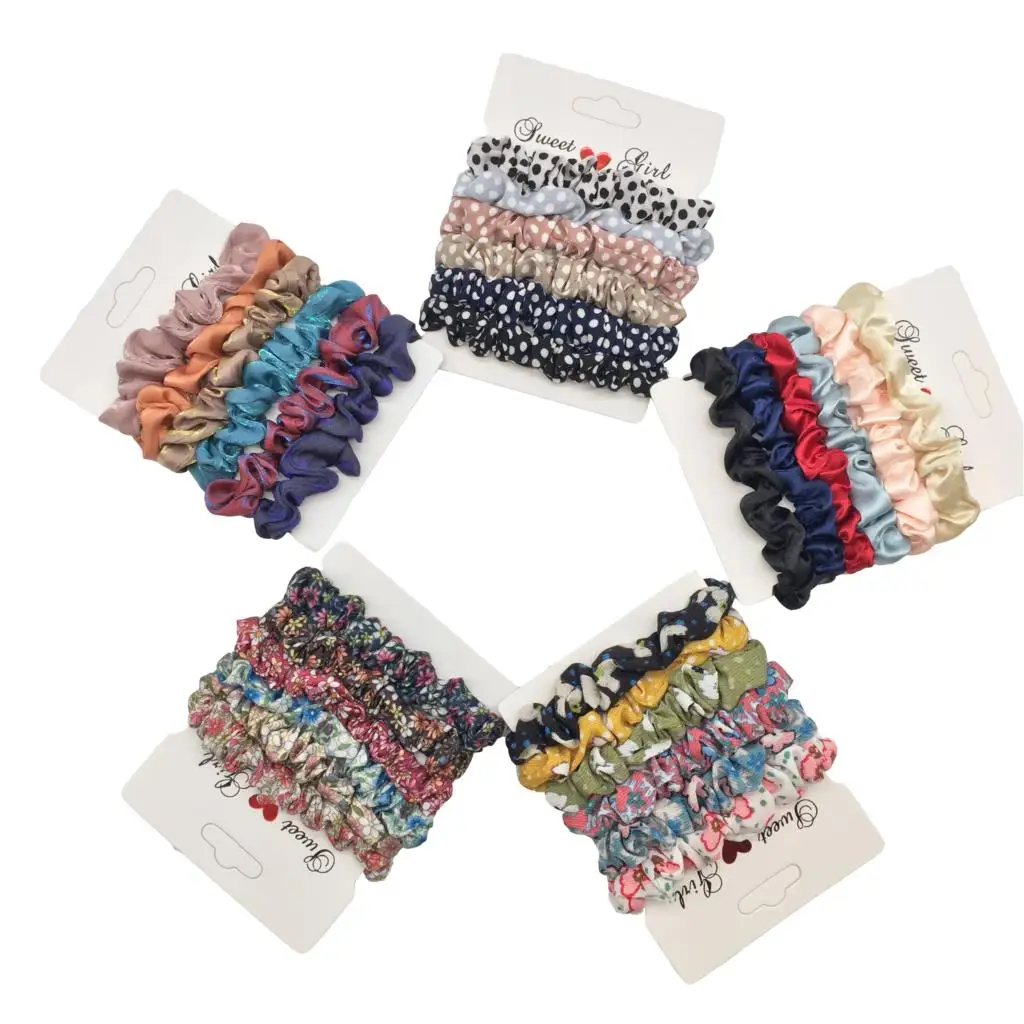 Новинка 1 комплект повязка для волос Женский Галстук аксессуары атласные