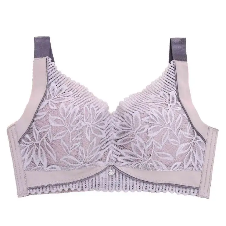 

Push-Ups Plus Size Emulsion Bra Large Thin Wire Free Brassiere Spandex Full Cup Bras For Big Chest Women B C D E C109