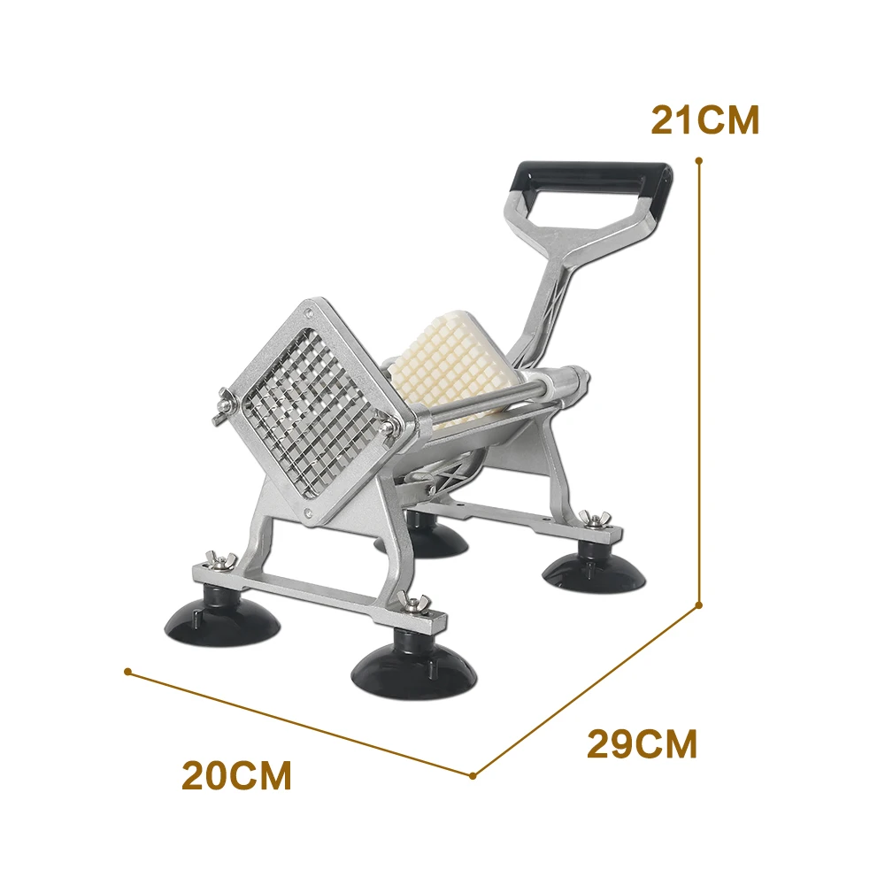 horizontal manual potato cutter vegetable strips hand push slicer chips maker with three blades kitchen gadget potato processor free global shipping