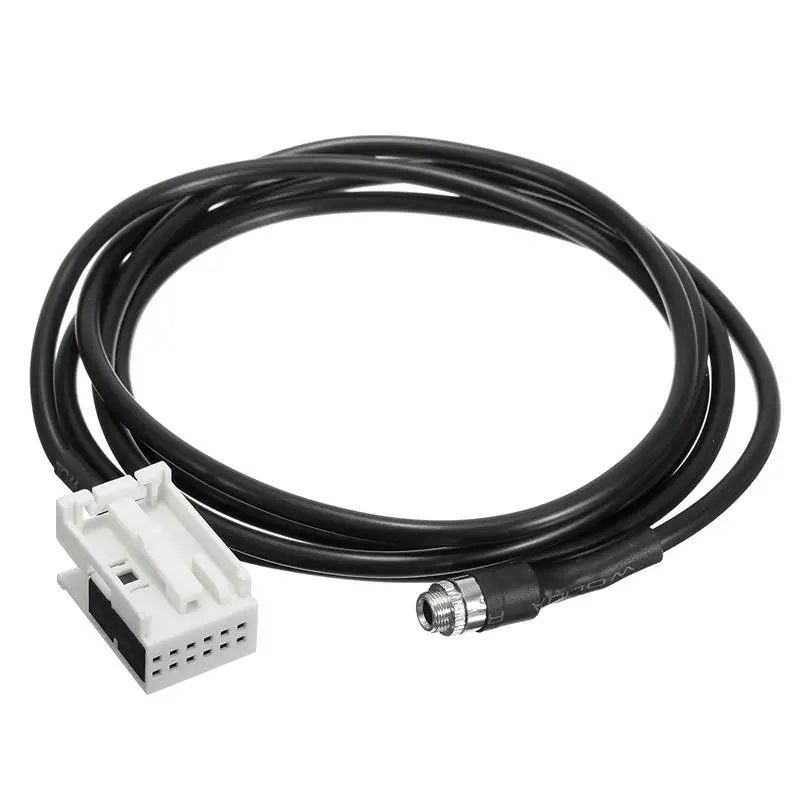 Новый 3 5 мм 12 PIN женский черный с разъемом подачи внешнего сигнала AUX комплект