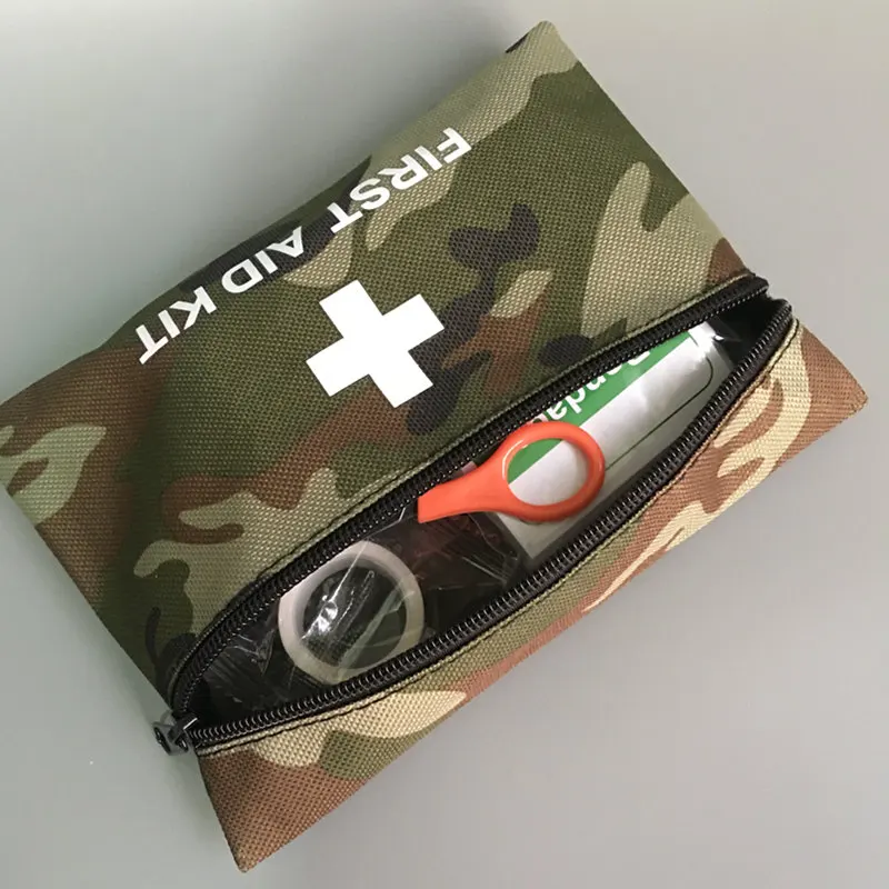 

New 12 Pcs/Set first aid kit Family Medical bag Emergency Travel Survival kit Mini Car first aid kit bag