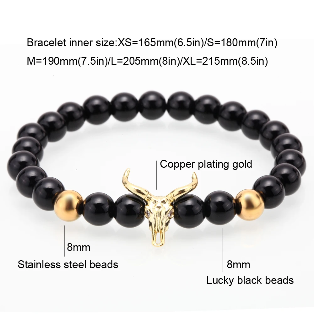 Очаровательный браслет для мужчин золотые браслеты женщин натуральный камень