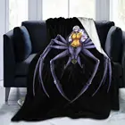 Одеяло в стиле аниме Монстр, супермягкое Фланелевое покрывало с 3D принтом для привлекательной девушки, для гостиной, спальни