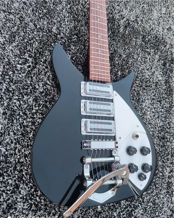 

High quality ricken 325 electric guitar, black paint, customizable, free shipping