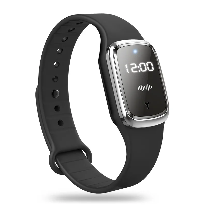 Ультразвуковой репеллент от комаров браслет насекомых открытый портативный