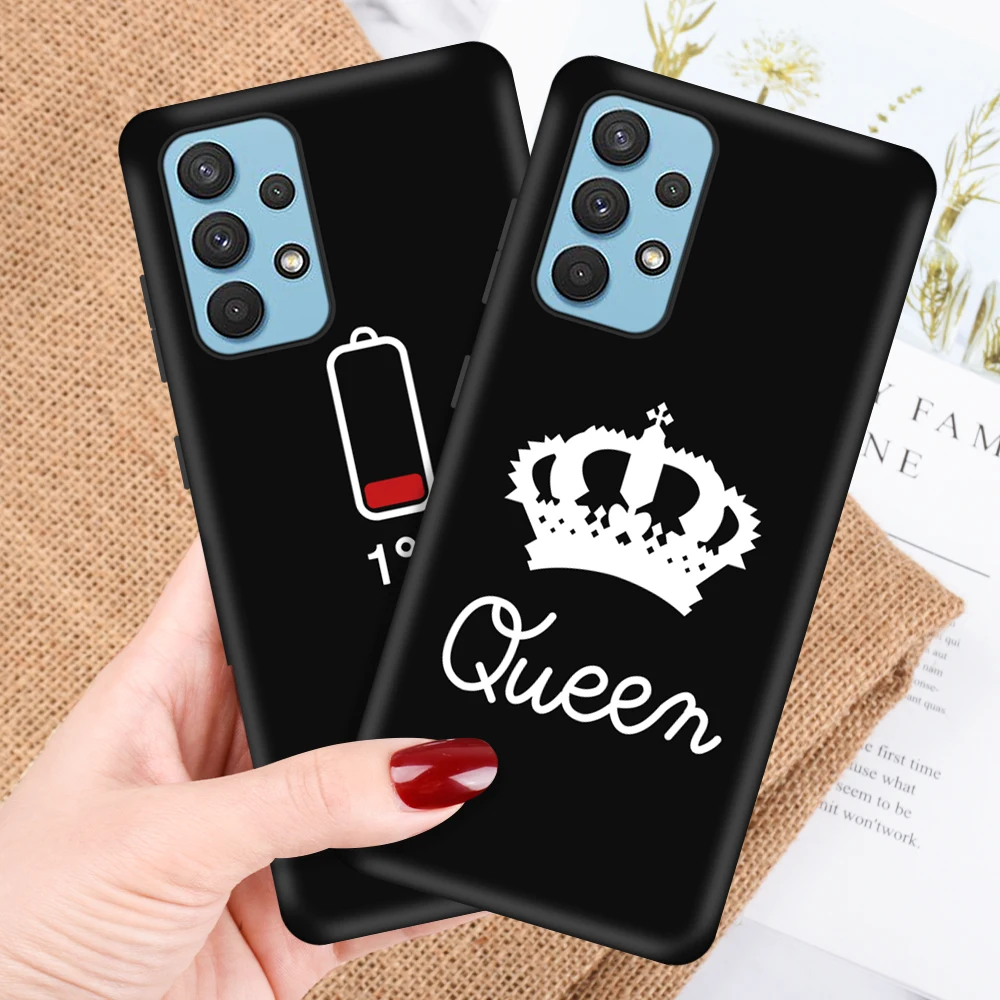 

Black Matte Painted Phone Case For Samsung Galaxy S20 Ultra Plus A12 A72 A52 A32 5G 4G Frosted Painted Cover For Galaxy Fundas
