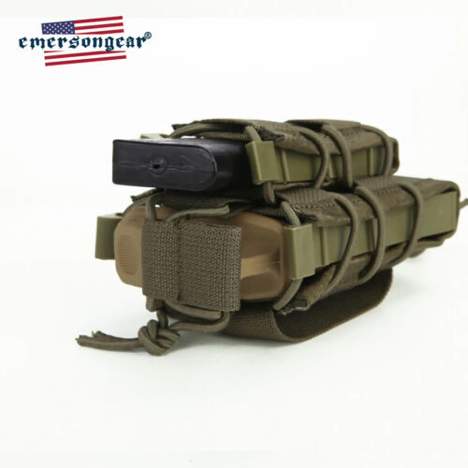Emersongear двойной подсумок страйкбол Mag Чехлы военный Молл EM6346RG|Мешочки| |