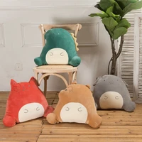 42cm soft cute foxdinosaur plush lumbar support pillow toy cartoon animal elephantbear stuffed doll chair pillow cushion gifts