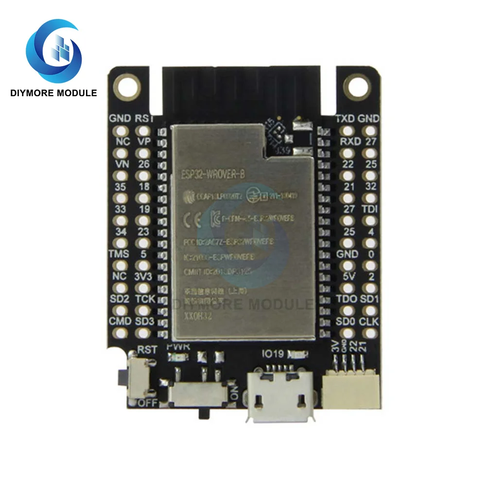 Micro USB T7 V1.5 Mini 32 ESP32-WROVER-B PSRAM Wi-Fi Bluetooth модуль 4 Мб QSPI Flash двухъядерный 32-битный