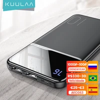 kuulaa power bank 10000mah portable charger for xiaomi redmi note 10 powerbank for poco x3 f3 m3 iphone 12 11 pro max poverbank