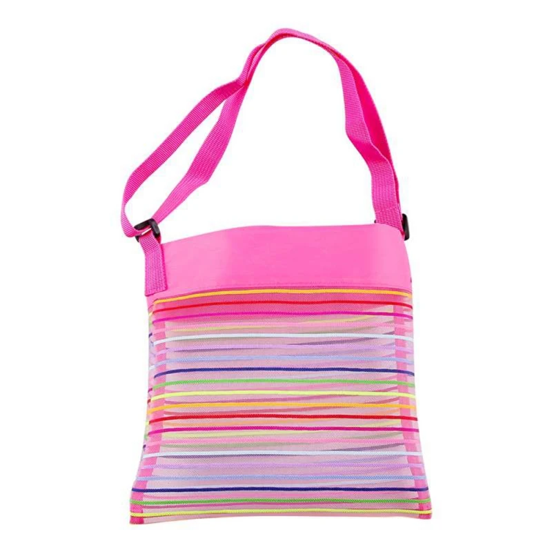 Складная сумка для пляжа детские сетчатые платья девочек с карманами Сумка