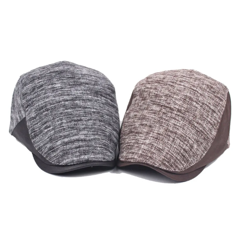 Мужская кепка газетчик брикет для вождения плоская берет таксиста|Мужская