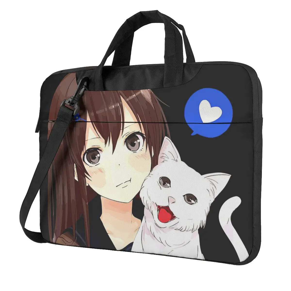 Сумка для ноутбука в стиле аниме девушки Neko кошка Женская винтажная Защитная