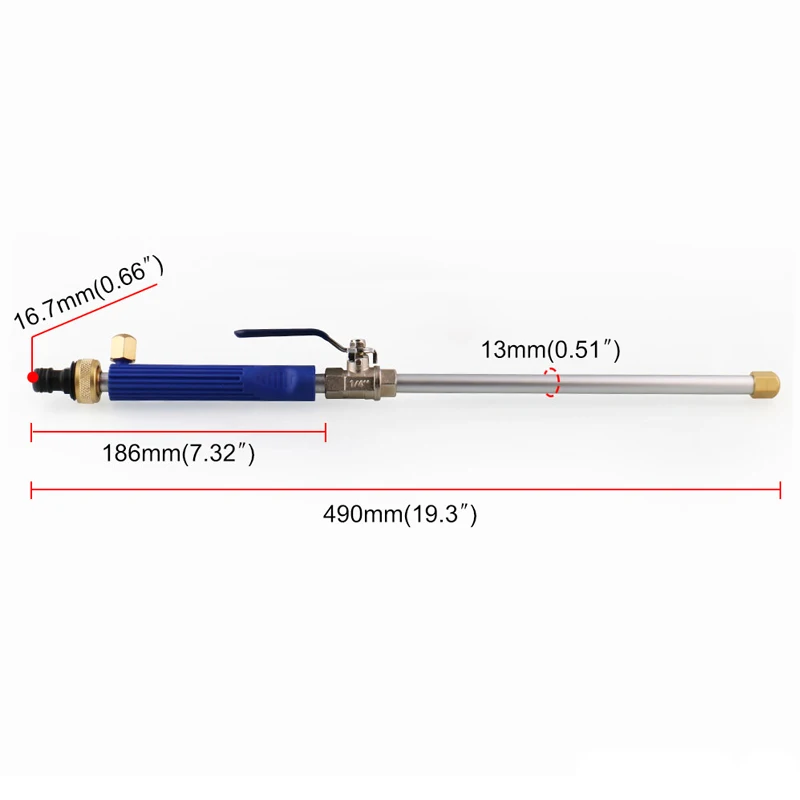 

Hydro Jet High Pressure Power Washer Water Spray Gun Nozzle Wand for Car Pet Garden Water Gun High Pressure Car Cleaning Gun