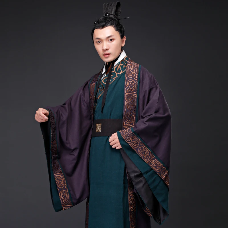 Hanfu/маскарадный костюм для мужчин Китайское платье династии трех царств Sima Yi