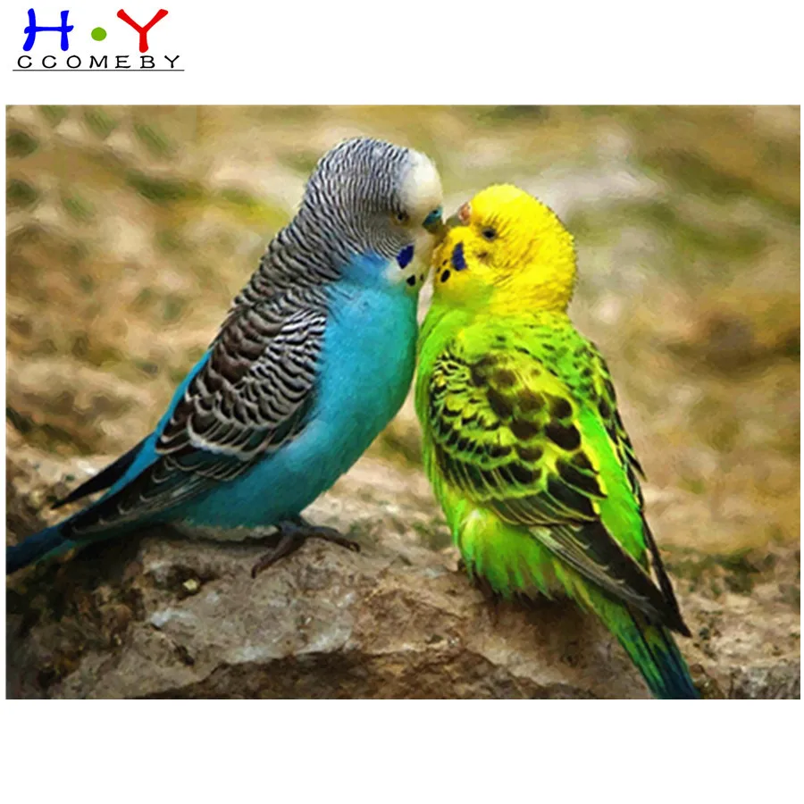 

Diamond Painting Animals Full Square 5D DIY Diamond Embroidery Bird Rhinestones Mosaic Parrot Cross Stitch Home Decor
