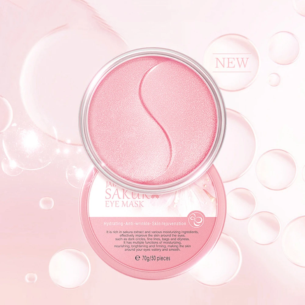 Японская Маска Для Глаз Sakura увлажняющая Питательная укрепляющая с тонкими