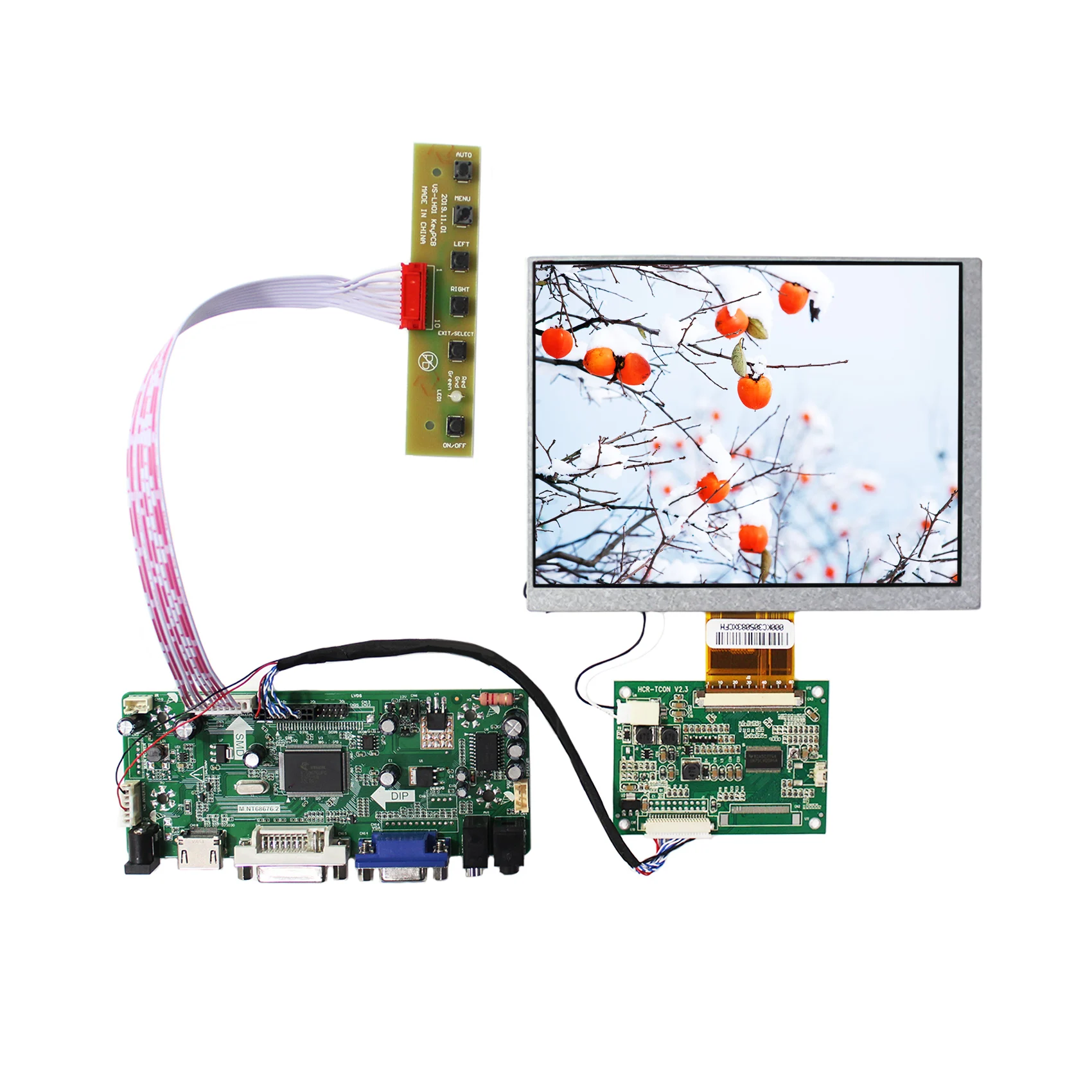 7 &quotЖК дисплей Экран CLAA070MA0ACW 800 × 600 60 pin Дисплей с HD MI VGA HDMI DVI аудио ЖК плата