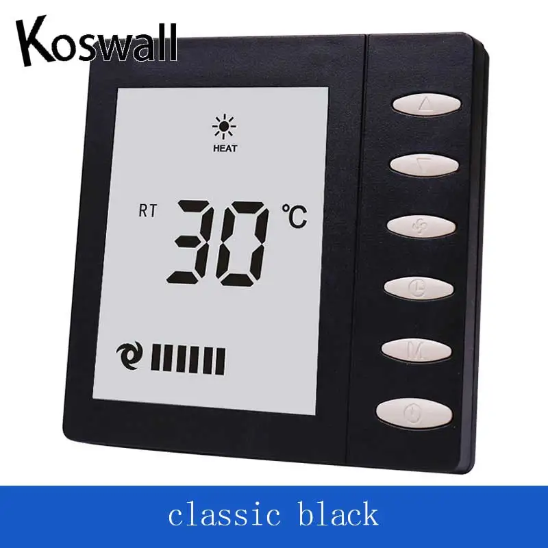 Кондиционер ЖК-экран термостат вентилятор терморегулятор температура умное