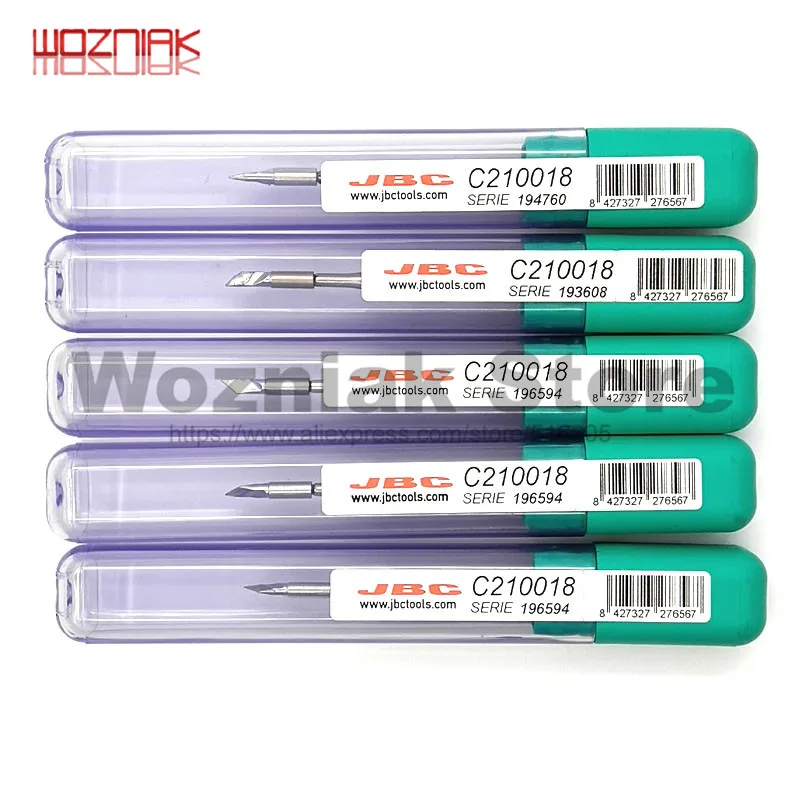 Наконечник паяльника JBC C210018 C210002 C210020 жала с ножом изогнутая головка прямой