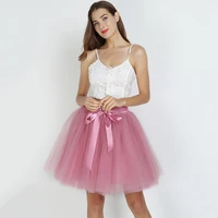 wedding planning womens a line short knee length tutu tulle gown prom evening party formal skirt mujer faldas