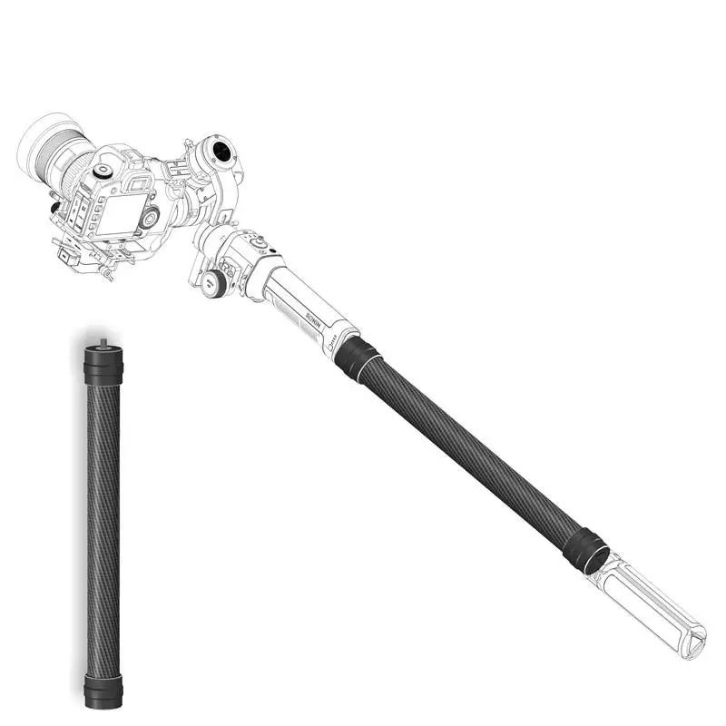 Удлинитель из углеродного волокна для DJI Osmo Mobile3/2 Ronin SC/S 3-осевой карданный
